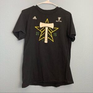 Adidas GoTo Tee 2015 Portland Timbers Tee - Black - Medium